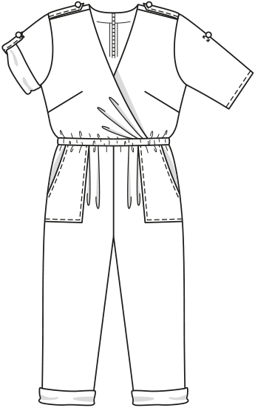 jumpsuit #413 | linnen | burda plus 01/20 | PDF naaipatronen