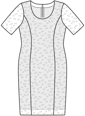 Robe en Dentelle n°410 | Burda Plus 02/20 | Patron de couture PDF