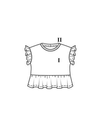 Camiseta de manga corta de punto #17 | Burda Lors mejores baby y kids 03/23 | En PDF