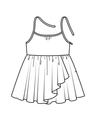 Robe en Viscose n°130 | Burda Style 6/21 | Patron de couture PDF