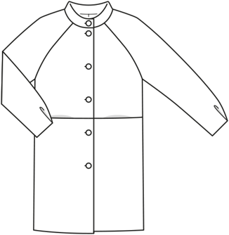 Manteau en Laine n°101 | Burda Style 10/21 | Patron de couture PDF