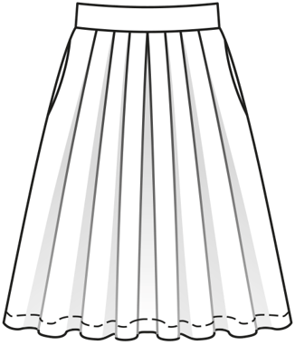 Rok #104  A | viscose | burda style 10/2021 | PDF naaipatronen