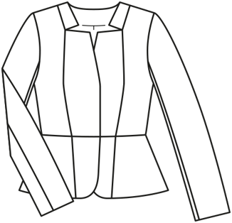 Blazer en Soie n°120 | Burda Style 10/21 | Patron de couture PDF