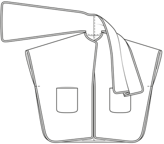 Cape en Laine n°130 A | Burda Style 10/21 | Patron de couture PDF