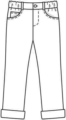 Broek #132  B | jeans | burda style 10/2021 | PDF naaipatronen