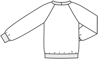 Jersey Sweatshirt 111|Burda Style 11/21 | PDF Sewing Pattern