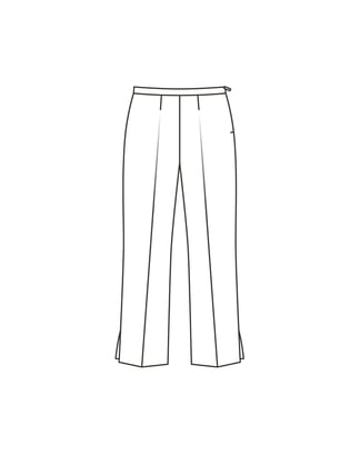Pantalón en jersey #107  B | Burda Style 12/21 | Patrón de costura PDF