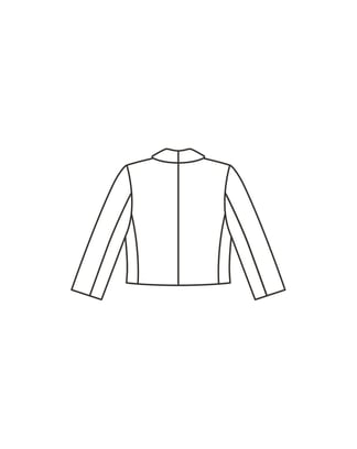 Jacquard Blazer 112 | Burda Style 01/22 | Patrón de costura PDF