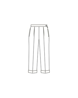 Algodón Pantalón 123 | Burda Style 01/22 | Patrón de costura PDF