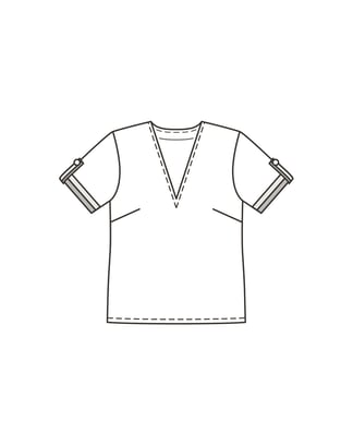 Top en Lyocell n°112 | Burda Style 02/22 | Patron de couture PDF