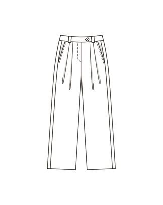 Broek #118  A | crêpe | burda style 02/2022 | PDF naaipatronen