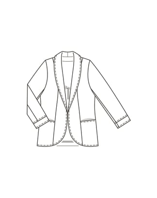 Blazer #120 | jersey | burda style 02/2022 | PDF naaipatronen