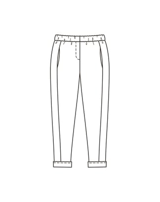 Broek #121 | jersey | burda style 02/2022 | PDF naaipatronen