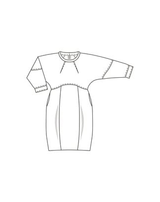Lightweight fabric Dress 123 | Burda Style 02/22 | PDF Sewing Pattern