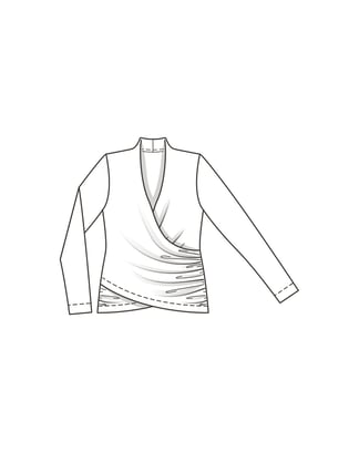 Punto Camiseta 126  B | Burda Style 02/22 | Patrón de costura PDF
