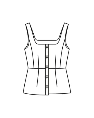 Robe & top n°5922 B Printemps/Été 2023 | Patron de couture PDF