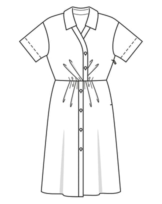 Robe & blouse n°5921 A Printemps/Été 2023 | Patron de couture PDF