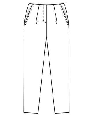 Viscosa Pantalón 111  A | Burda Style 04/22 | Patrón de costura PDF