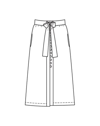 Jupe en coton mélangé n°103 | Burda Style 06/22 | Patron de couture PDF