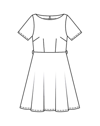 Jurk #110 | viscose | burda style 06/2022 | PDF naaipatronen