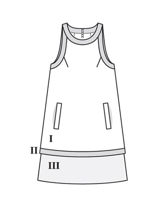 mini-jurk #123 | twill | burda style 06/2022 | PDF naaipatronen