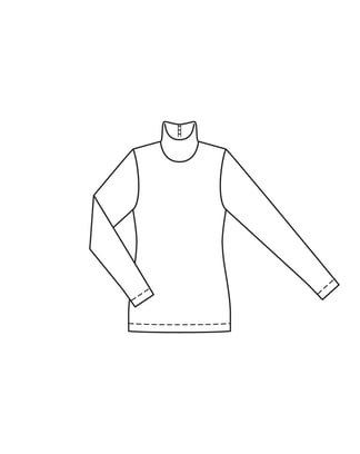 coltruitje #102 | tricotstof| burda style 08/22 | PDF naaipatronen