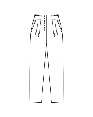 Algodón Pantalón 103 | Burda Style 08/22 | Patrón de costura PDF