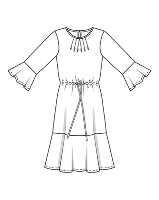 Blouse & robe n°5884 A Automne/Hiver 2023 | Patron de couture PDF