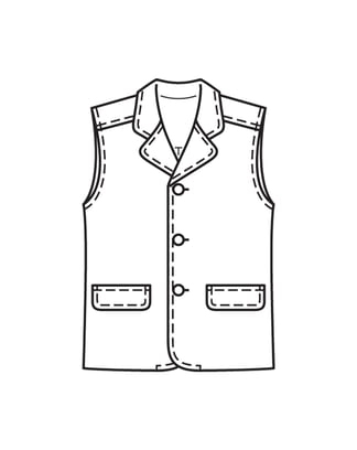 Veste & gilet n°9234 B Automne/Hiver 2023 | Patron de couture PDF