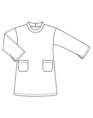 Robe & tee-shirt n°5866 A Automne/Hiver 2023 | Patron de couture PDF