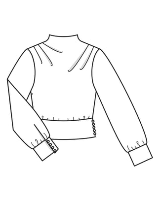 Robe & blouse n°5863 B Automne/Hiver 2023 | Patron de couture PDF