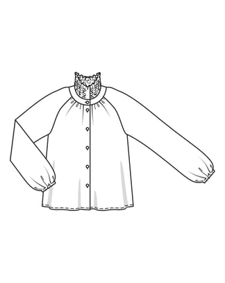 Blouse n°5862 A Automne/Hiver 2023 | Patron de couture PDF