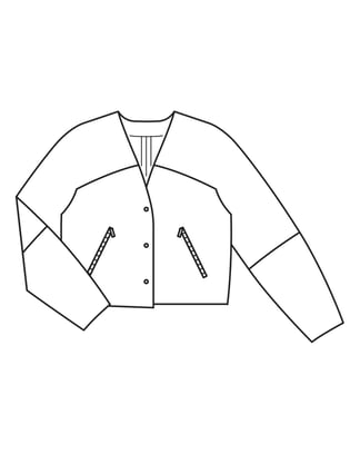 Blouson med trykknapper 11/2022 #108B