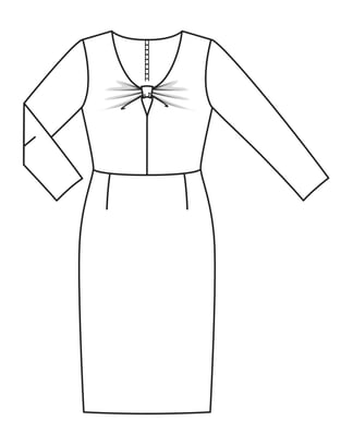 Robe n°5861 A Automne/Hiver 2023 | Patron de couture PDF