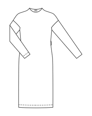 Robe & tee-shirt n°5859 A Automne/Hiver 2023 | Patron de couture PDF