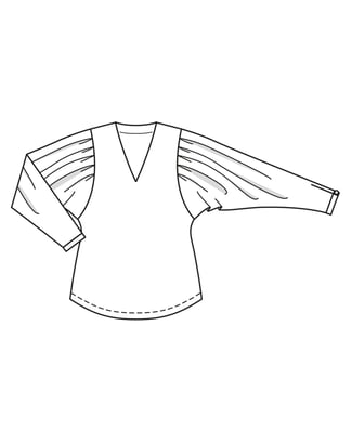 Viscose Blouse 104 | Burda Style 01/23 | PDF Sewing Pattern