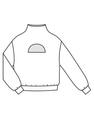 Pull-over en tricot n°109 B | Burda Style 01/23 | Patron de couture PDF