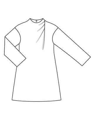 Jurk #114| Satijn  | burda style 01/23