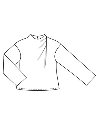 Satin Top 115 | Burda Style 01/23 | PDF Sewing Pattern
