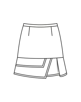 Rok #122| Jacquardstof  | burda style 01/23