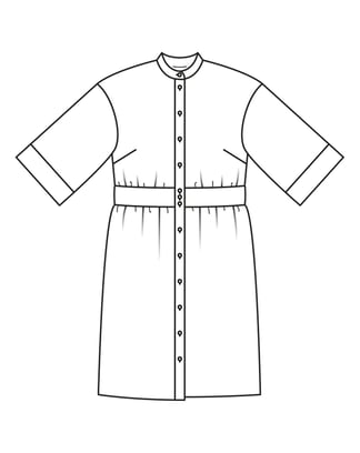 Robe n°5845 B Printemps/Été 2024 | Patron de couture PDF