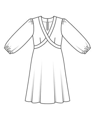 Robe n°5838 A Printemps/Été 2024 | Patron de couture PDF