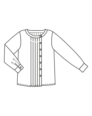 Viscose Blouse 108 | Burda Style 04/23 | PDF Sewing Pattern