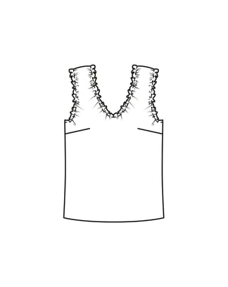 Silk  Blouse 125 | Burda Style 05/23 | PDF Sewing Pattern