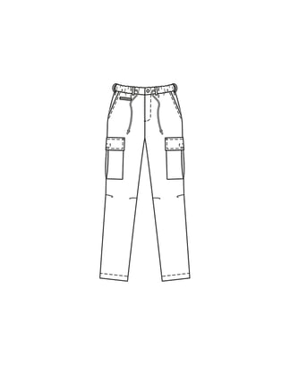 Pantalon n°5814 A Printemps/Été 2024 | Patron de couture PDF