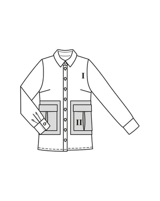 Popelin Blouse 110 | Burda Style 08/23 | PDF Sewing Pattern