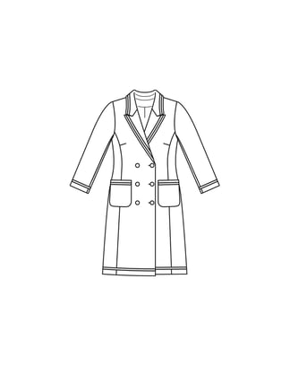 Robe en bouclé n°111 | Burda Style 08/23 | Patron de couture PDF