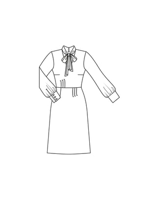 Robe en coton n°122 | Burda Style 08/23 | Patron de couture PDF
