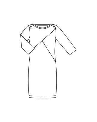 Robe en jersey n°124 | Burda Style 08/23 | Patron de couture PDF