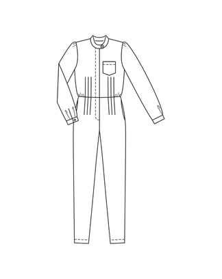 Denim Buksedragt 123 | Burda Style 09/23